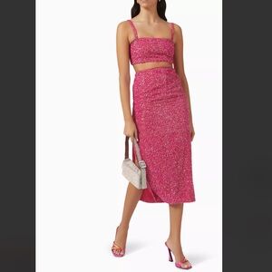 No pise la grama sequin skirt and top 💕